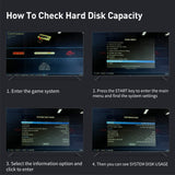 Kinhank 2TB Game Hard Drive, Built-in 120000+ Games, Batocera 33 System, External Hard Drive Compatible