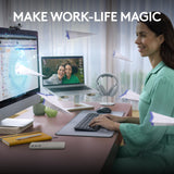 Wireless Keyboard, Sleek Design, Switch Typing, Quiet Typing, Bluetooth, Multi-OS, Windows, Mac, Chrome - Graphite Logitech