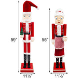 Prime Retreat Giant Nutcracker Mr. & Mrs. Claus Set