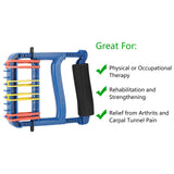 YPCBYNBS Hand Exerciser,Strength Training Grip Strengthener for Physcial Therapy,Blue YPCBYNBS