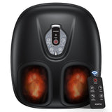 RENPHO Foot Massager Machine with Heat [2026 Upgraded], Shiatsu Foot Massager for Plantar Fasciitis, Birthday Gifts for Women Men, Cordless Control, FSA Eligible HSA Store Eligible Massager, Black