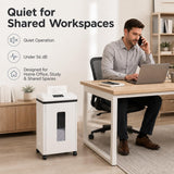 Trishintage Commercial Paper Shredder P7 Micro-Cut High Security 7 Sheets