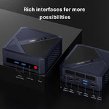 BOSGAME P5 Pro Mini PC, AMD Ryzen 7 6800H 32GB DDR5 1TB PCIe SSD