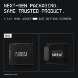 Sports Research Sweet Sweat® Waist Trimmer Extra-Coverage - Small (Black)
