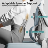 Office Chair - Ergonomic Desk Chair with Adjustable Lumbar Support (Navy Blue)