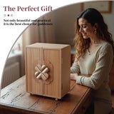 KAOTGOT Jewelry Box for Women Girls, Wooden Jewelry Box Organizer Functional With Drawers, 5 Layers Jewelry Organizer for Earring, Ring, Necklace, Bracelets