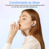 Wireless Earbuds, Bluetooth 5.3 Headphones in Ear with 4 ENC Noise Cancelling Mic, HiFi Stereo Deep Bass Wireless Earphones xinwld