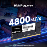 SODIMM DDR5 4800MHz RAM 64GB Kit (2 x 32GB),CL40 1.1V SODIMM 262 Pin Laptop Memory Module Ram, Memory fanxiang