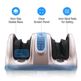 Premium Shiatsu Foot Massager with Heat and Remote Control – Deep Kneading & Rolling Therapy for Feet, Ankles, Calves, and Legs – Pain Relief & Circulation Booster for Home and Office (Rose Gold)