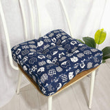 HXAZGSJY Chair Cushions for Dining Chairs Bohemian Soft Patio Chair Pads Indoor Office Home Kitchen Square Dining Chair Cushion Pillow Blue Cat 20"x20"x4"