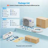 ROVSUN 9000 BTU Wifi Enabled Mini Split Air Conditioner & Heater with Inverter, 20 SEER2 Energy Saving 115V Ductless Split AC Unit with Pre-Charged Condenser, Heat Pump & Installation Kit