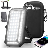 LED Camping Lantern Rechargeable, 10000mAh Portable Solar Camping Lights up to 120+ Hours, 12 Light Modes, Dimmable, LCD Digital Display, Waterproof, Camping Essentials for Power Outages, Emergency