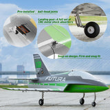 FMS Rc Jets Futura 64MM EDF Sport Jet Green rc Airplanes for Adults for Trainers EDF for Beginners 6 Channel Remote Control Planes PNP(NO Transmitter Batteries and Charger)