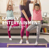 Versatile 40 Inch Beech Wood Balance Beam for Home Use - Enhance Balance, Ankle Foot Strength, Flexibility for All Ages, Physical Therapy Purposes