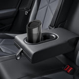 Car Trash Can with 90 Free Garbage Bags - Waterproof, Lid-Closed, Easy-to-Clean Cup Holder Trash Can
