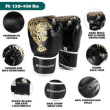 Odoland Punching Bag Set for Adults, 4FT PU Heavy Boxing Bag with 12OZ Boxing Gloves, Hand Wraps, Hanging Chains for MMA Karate Kickboxing Martial Art Home Gym Trainging - Unfilled Odoland