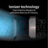 Ionic Pro Platinum Filterless Air Purifier for Home, Cleans Up to 800 sq.ft