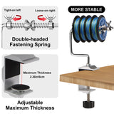 Fishing Portable Table Mount Line Spooler for Fising Spinning and Baitcasting Reels Adding Line，Fishing Line Spool Holder with Calmp and Tensioner -Winder & Spooling Accessories-A