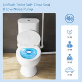 Simple Project 750W PRO Macerating Toilet System for Basement with 4-Inlet