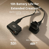 DJI Mic Mini (2 TX + 1 RX), Ultralight, Detail-Rich Audio