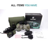 QUNSE 10X50 Marine Binoculars for Adults, Waterproof Binoculars with Rangefinder Compass,BAK4 Prism Navigation Birdwatching Hunting (Camouflage) QUNSE