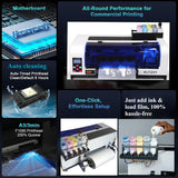 WJTZXY A3+ F1080 DTF Printer with Oven Auto Maintenance (Printer + Oven)