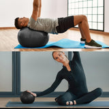 FITMIND Yoga Ball set-65cm&25cm(Black)