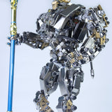 MechPuConToy 3D Metal Puzzle Model, Mechanical Mecha with Lights 3D Metal Jigsaw Puzzles Assembly Kits, Home Decor for Adults and Teens (1020+ PCS)