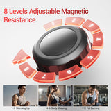 CURSOR Elliptical Exercise Machine, Elliptical Machine for Home with Hyper-Quiet Magnetic Driving System,8&16 Levels Resistance,Compact Elliptical with 12IN Stride,LCD Monitor,350LBS Weight Capacity