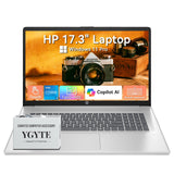 HP 17 Inch HD+ Touchscreen Laptop AI PC, Intel 10-Core 5, 64GB RAM 1TB SSD