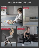 HAPBEAR Extra Large Exercise Mat-7'x5'x8mm(1/3 inch), Non-Slip, Ultra Durable, Thick Workout Mats for Home Gym Flooring Cardio, Yoga Mats for Fitness,