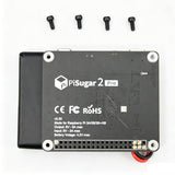 PiSugar 2 Plus 5000mAh UPS Battery for Raspberry Pi 2 /3A+ / 3B / 3B+ / 4B – Replaceable PH2.0 Battery, Ice Tower Compatible, 5V 3A Output, RTC & WebUI, No GPIO Blocking