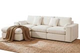 Vellorise 106" Cloud Modular Sectional Sofa with Detachable Seat Cushion