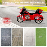 12V Electric Motorcycle for Kids Ages 3-8, 2 Seats Ride-On Motorbike with 3 Wheels, Bluetooth, USB, LED Light & Storage Box | Safe & Durable Kids Toy Vehicle, Red