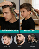 VGRPRO Hair Clippers for Men Professional, Cordless & Corded Barber Clippers for Hair Cutting with Package Case, Electric Grooming Kit for Home & Barber Use, LED Battery Display, Birthday Gift for Men