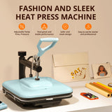 Heat Press Machine for T Shirts - 15x15 Swing Away Shirt Press Machine - Professional Heat Press for Sublimation