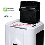AU120MB 120-Sheet Auto Feed High Security Micro-Cut Paper Shredder