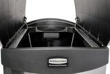 Rubbermaid Commercial Products Impressions End Step-On Trash Can, 13-Gallon
