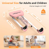 BODY RHYTHM Leg Stretcher - Split Machine for Leg Stretching - Flexibility Stretching Equipment - Ballet, Yoga, Dance, Martial Arts, MMA - Home Yoga Gym Fitness (Pink)