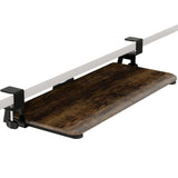 Keyboard Tray Under Desk, Keyboard Holder&Drawer with C-Clamp 25.6"x11.8"