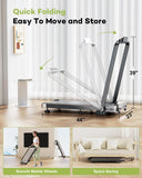 Walking Pad with 8% Incline Walking Treadmill Pad with APP