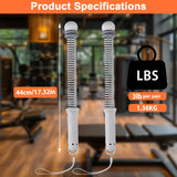 Ropeless Battle Ropes - Load-Adjustable, Slip-Resistant Design, Portable & Easy to Store | Battle Ropes for Home Gym,| Ideal for Fitness Enthusiasts, Beginners & Busy Professionals (Grey)