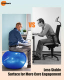 GalSports Yoga Ball Exercise Ball for Working Out, Anti-Burst and Slip Resistant Stability Ball, Swiss Ball for Physical Therapy, Balance Ball Chair, Home Gym Fitness GalSports