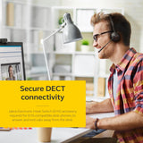 Wireless Headset, Single-Ear – Telephone Headset w/Industry-Leading Wireless Performance, Advanced Noise - Black Jabra