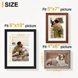 decorUhome 15 Pack Assorted Picture Frame Set for Wall & Tabletop, PF15MTJ