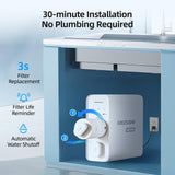 MIZUDO 800GPD Tankless Reverse Osmosis Water Filter, RO & Instant Hot Water