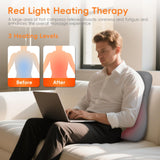 pryfey Back Massager, Rolling Up and Down Back Massager with Heat, Back Massage 4D Kneading for Pain Relief Deep Tissue, Ultrathin Shoulder Massager Mother's Day Gifts for Women Men Parents, Grey