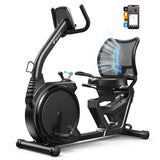 MERACH Recumbent Exercise Bikes for Home,Light Commercial High-end Recumbent Bike for Seniors Adults,Stationary Bikes for Home