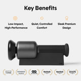 Rally Orbital Massager – Low Impact, High Performance Cordless Full-Body Recovery Device - 3 Attachments, Whisper-Quiet Calm Tech – Elite Muscle Relief for Athletes & Everyday Wellness