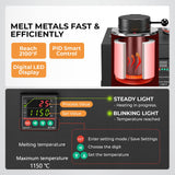 Newhai 3-in-1 Vacuum Casting Machine, 1500W, Extraction & Suction &Melting